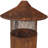 70'' H x 23.5'' W 70" Rust Patina Finish Steel Wood-Burning Chiminea with Spark Screen