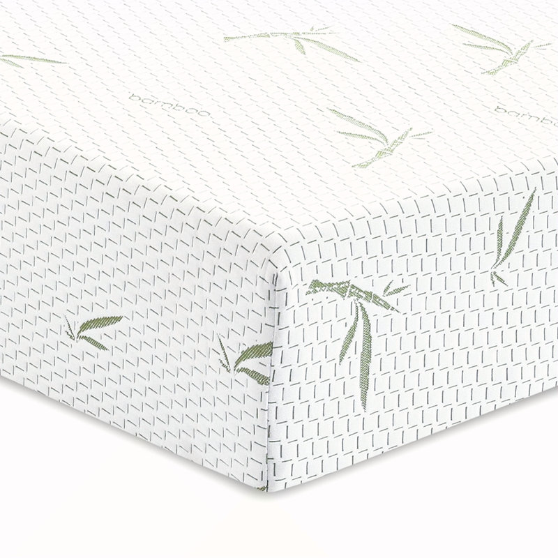 8-Inch Dual Layer Memory Foam Mattress With Rayon From Bamboo Infused Cover - Queen, Simple