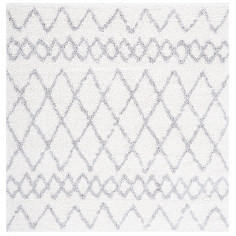 Tapis géométrique Aaban Performance, Carré 6 pi 7 po