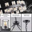 Lustre en forme de roue de chariot de 122 cm avec abat-jour en cristal-2127102446-2143331258