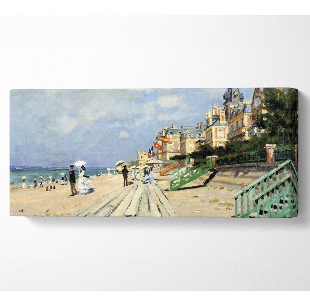 Leinwandbild Monet-Strand in Trouville