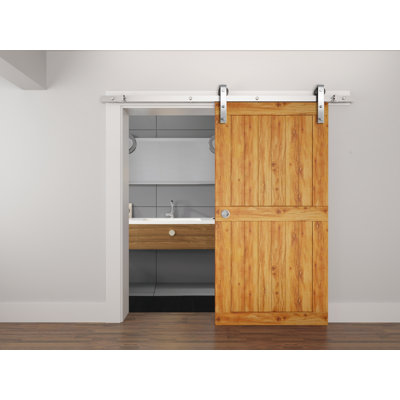 Ensemble de quincaillerie de porte de grange simple standard standard