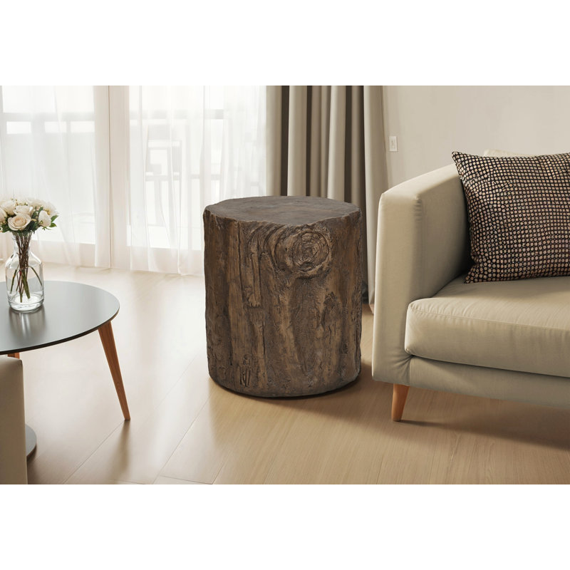 Table d'appoint d'extérieur moderne 25 "h, Noyer