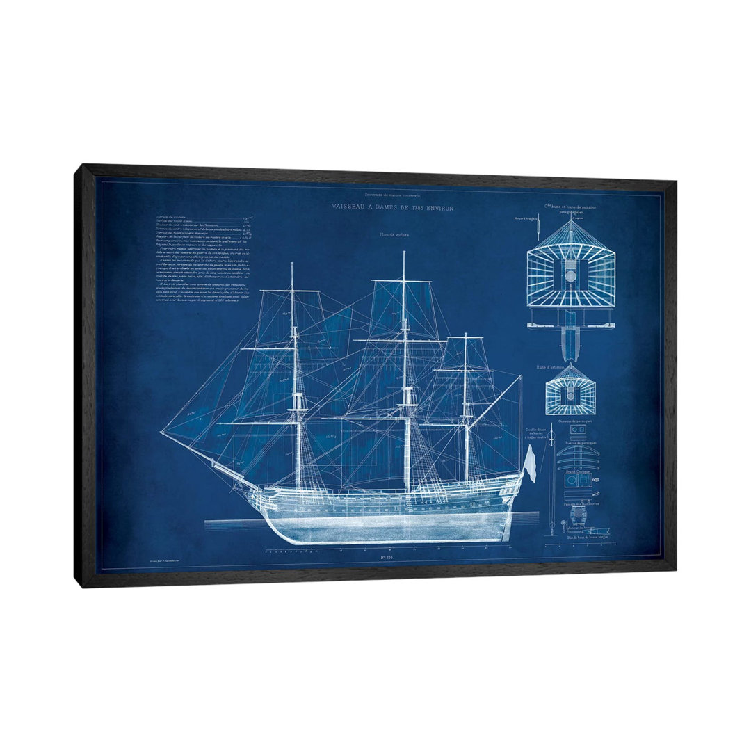 Antique Ship Blueprint IV