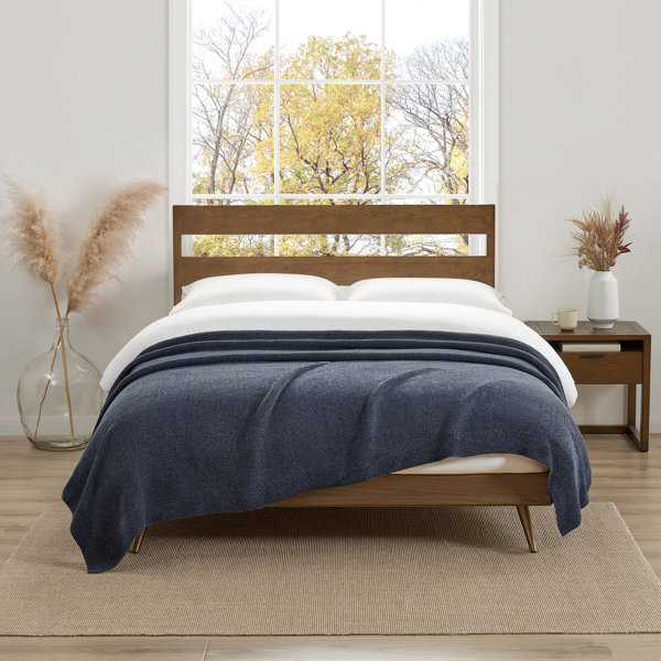 Ugg Amata Soft Chenille Knit Bed Blanket 