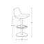 Tabouret de bar rotatif à hauteur ajustable Turnhouse-1378790905