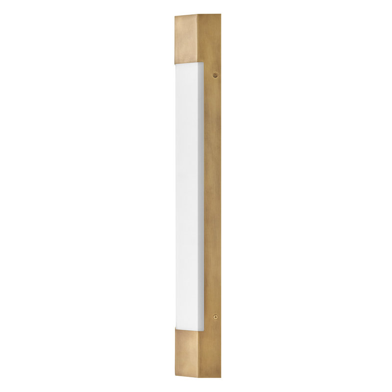 Facet Large Integrated LED Bath Vanity Wall Sconce, Gold