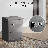 Roomark Parcel Drop Boxes For Outside 22.83" X 17.32" X 13.78", Durable Galvanized Steel, Theft-Deterrent Design, Water-Resistant, Anti-Scratch Outdoor Mailbox With Coded Lock For Porch Or Curbside