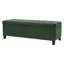 Banc rembourré avec rangement, repose-pieds, banc d'entrée, repose-pieds pour la chambre à coucher, vert rétro, 300 lb-1230744554-1230744558