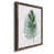 Toile avec cadre noyer