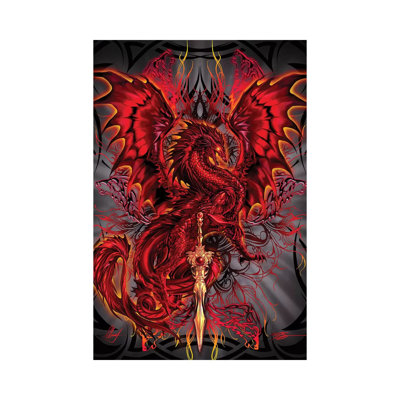 Bloodblade by Ruth Thompson - Wrapped Canvas Print