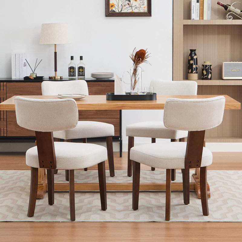 Side Chair in Beige