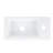 MOHOME 10'' Ceramic Rectangular Bathroom Sink-86125645