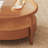 Vintage cherry wood solid wood end table