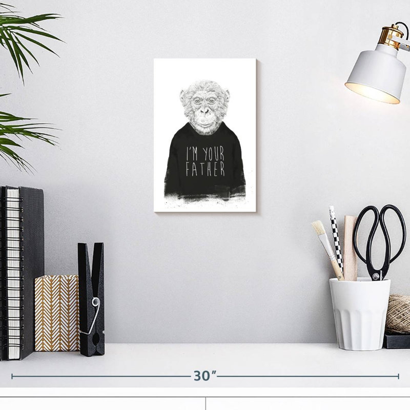 Brampt I'm Your Father, 12" H x 8" W
