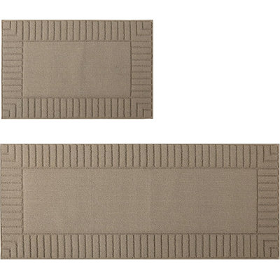 Kitchen Rugs,Set Of 2 60X89cm+60X152cm