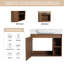  Ensemble de meuble-lavabo simple 28 po avec plateau en céramique Oakchade-546604952-546604953