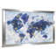 " Indigo World Map " by Danhui Nai-64742932-64742933