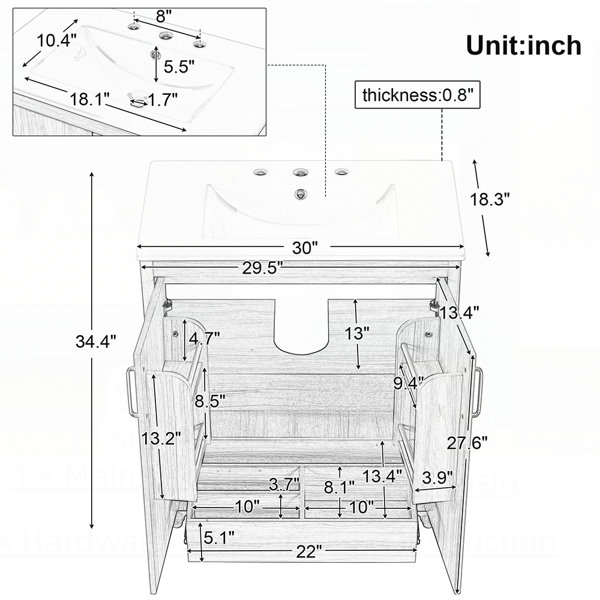 Dimensions du produit