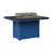 Hammered Top Black with Pacific Blue Base