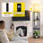Brantwood 63'' Dimmable LED Column Floor Lamp with Shelves & Remote Control