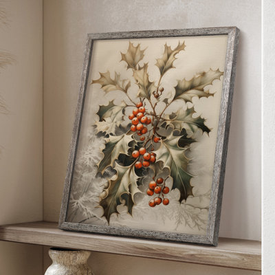 Christmas Holiday Art DCXCVIII Framed Print - Solid Wood
