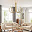 6-Light Candle Style LED Chandelier-1621441986