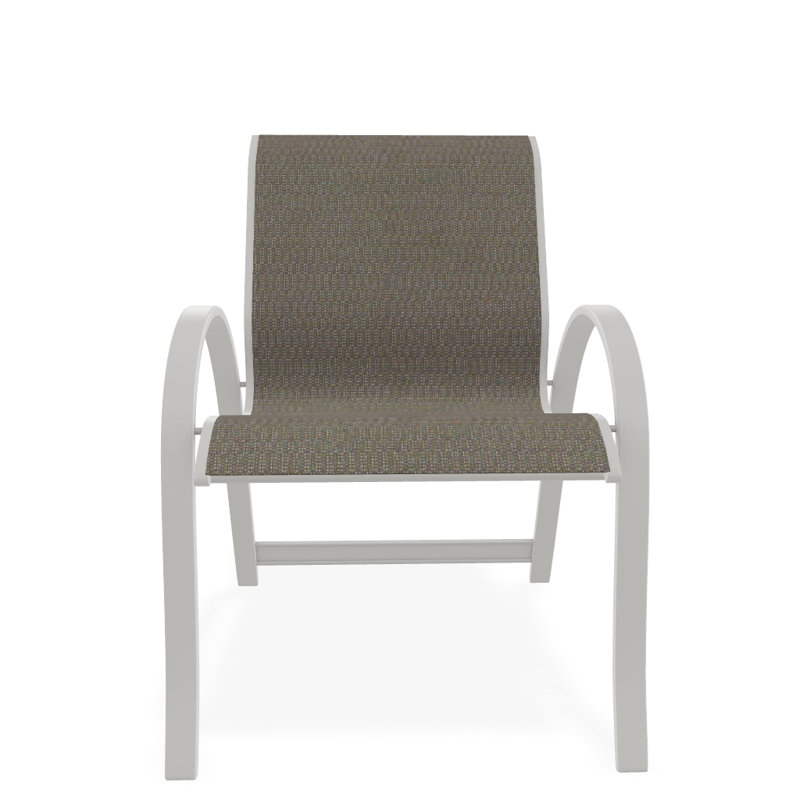 Aruba Outdoor Dining Armchair, Snow