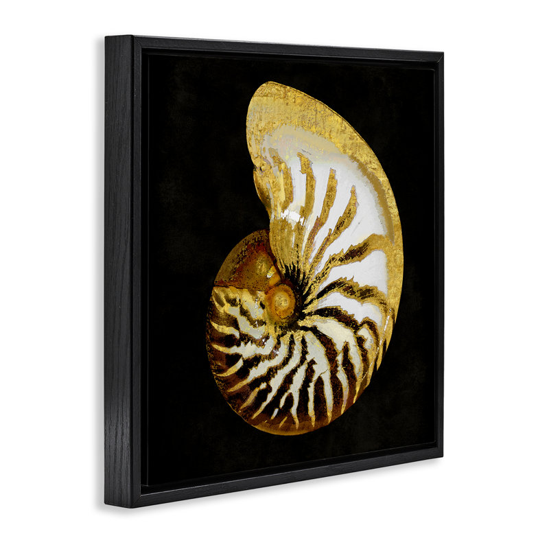 "Floater" par Caroline Kelly, Cadre flottant noir de jais, H 25 po x l 25 po