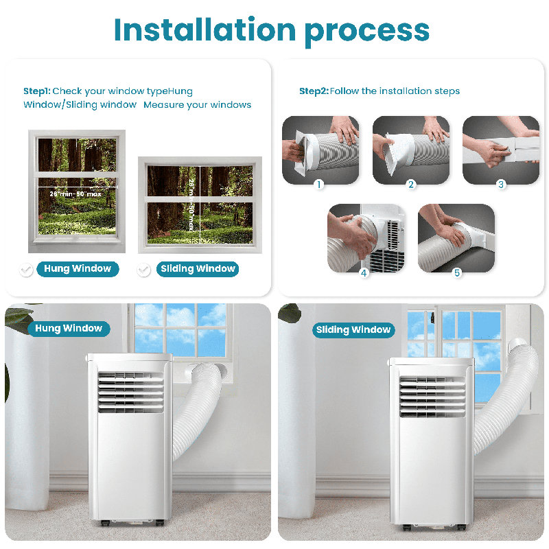 3 In 1 Portable Air Conditioner With Dehumidifier & Fan With Remote Control