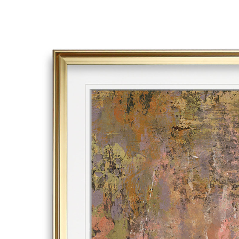 « sunlit bouleau i », reproduction d’impression encadrée, H 17,5 po x l 17,5 po x P 1,5 po, Cadre doré