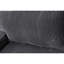Velours gris avec structure stable et coussins relaxants enveloppés de mousse pour une détente optimale