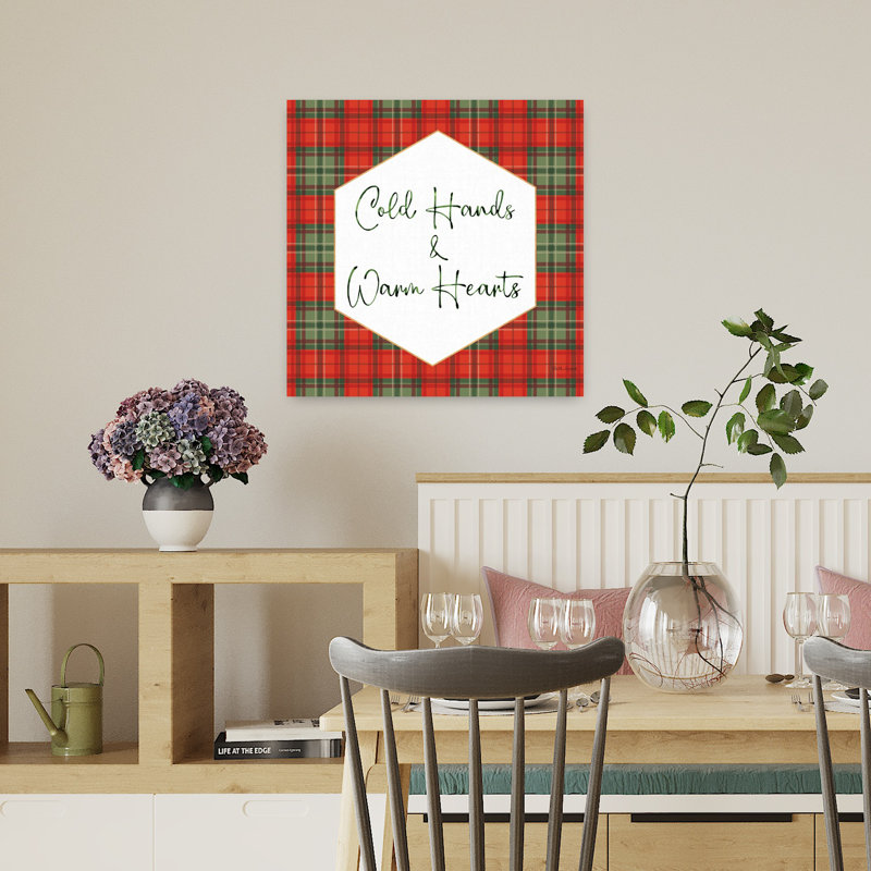 «Classic Christmas VI», art abstrait traditionnel, H 18 po x l 18 po
