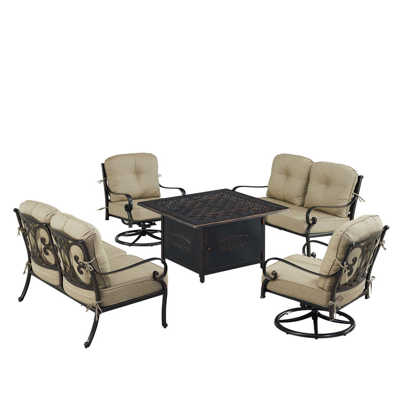 Grimm Outdoor 5 - Piece Conversation Set