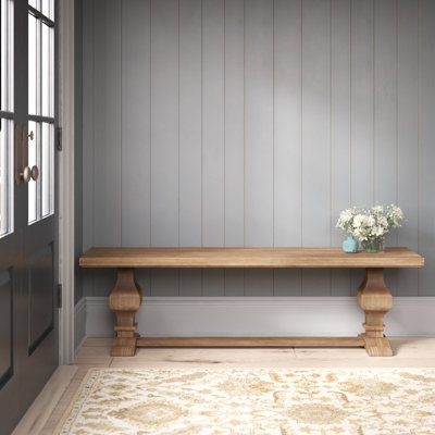 Strickler Solid Wood Bench