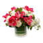 Pink Silk Peony Orchid Arrangement-136186237
