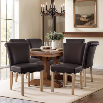 Chaises de salle à manger rembourrées et imperméables Momordique