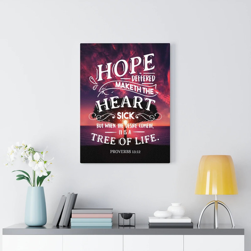 Tree Of Life - Wrapped Canvas Print, 36cm H x 28cm W