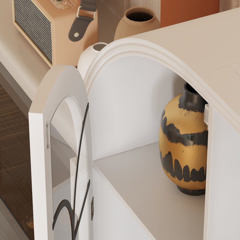 Armoire vitrée 77,2 po H 2 pièces