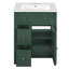 Meuble-lavabo 24 po avec lavabo en céramique 24 po, 2 tiroirs et 1 porte-388937217