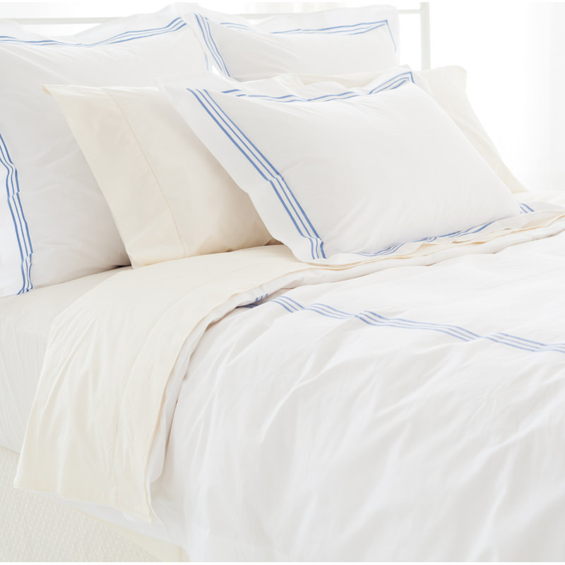 Trio Duvet Cover, Twin/Twin XL Duvet Cover, French Blue