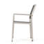 2 chaises d'extérieur Cape Coral, structure en aluminium robuste gris, idéales pour les chaises de terrasse et de jardin