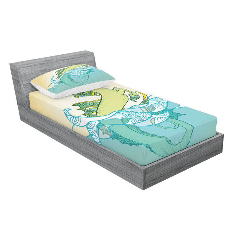 Microfiber Sheet Set, Twin Sheet Set + Fitted Sheet + 1 Pillowcase