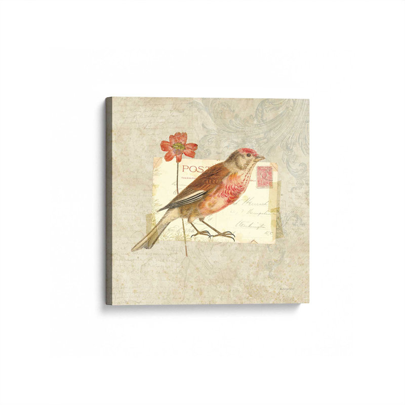 «Traveller Bird I» par Katie pertiet, reproduction d'art, 20 W x 20 H