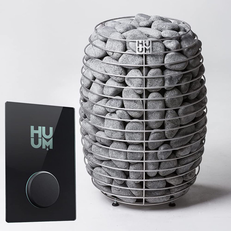 Chauffe-sauna 18 kW avec commande WiFi UKU de Huive Hive (pierres de sauna incluses)