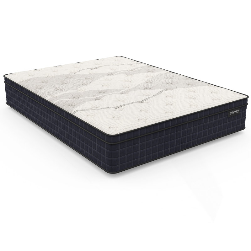 Refroidissement au cuivre, soutien, hybride d'isolation de bon mouvement avec luxueux plateau Euro 12,5 po - sensation moyenne Greenguard Gold, prêt pour l'étiquette blanche