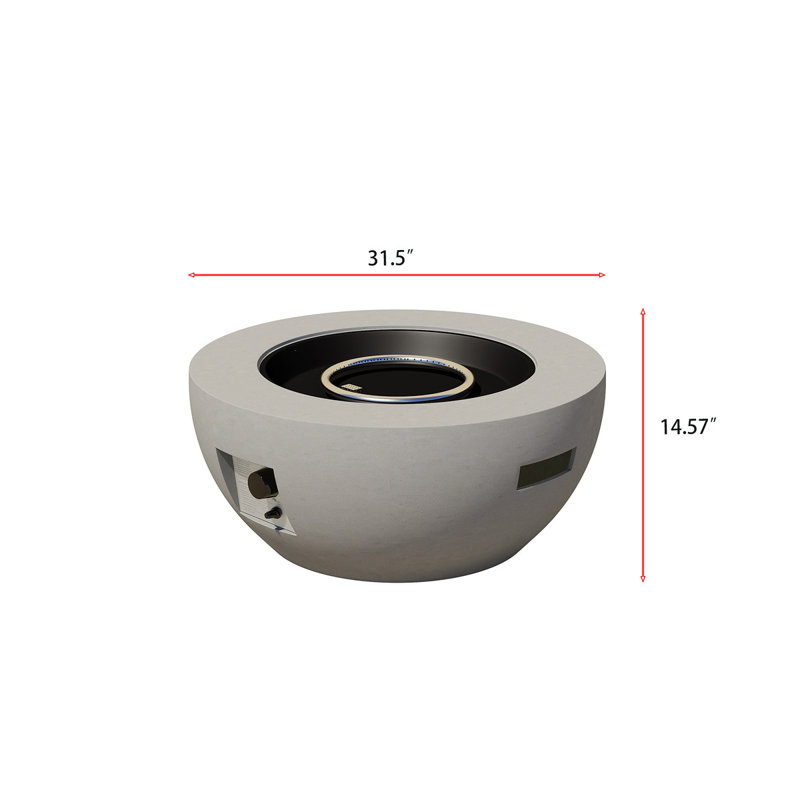 Addingham Round Propane Smokeless Fire Pit Table