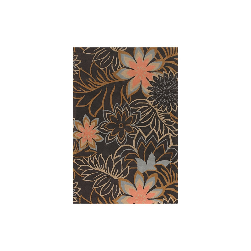 Wool Floral Indoor Rug, Runner 2'6" x 7'6"