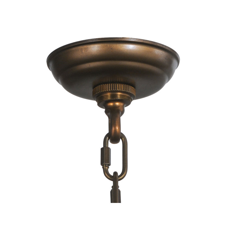 Lustre classique à 4 lumières avec abat-jour