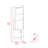 Dark Walnut 8-Bottle 2-Shelf Bar Cabinet-512809961